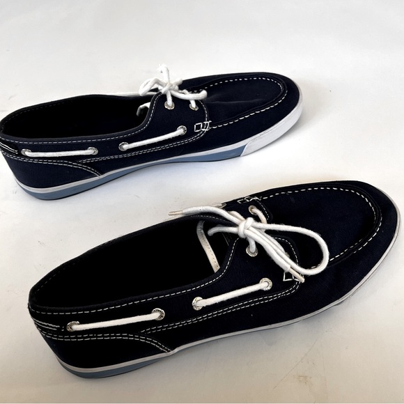 Nautica Other - Nautica Men Blue Canvas Slip On Sneakers, Size 13